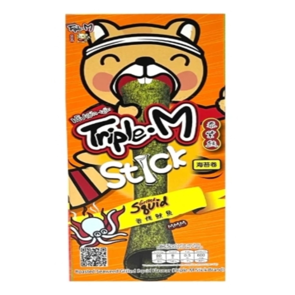 triple.m stick seaweed grilled squid 3g